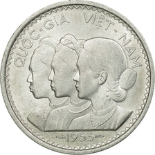 Coin, Vietnam, STATE OF SOUTH VIET NAM, 20 Su, 1953, Paris, MS(63), Aluminum