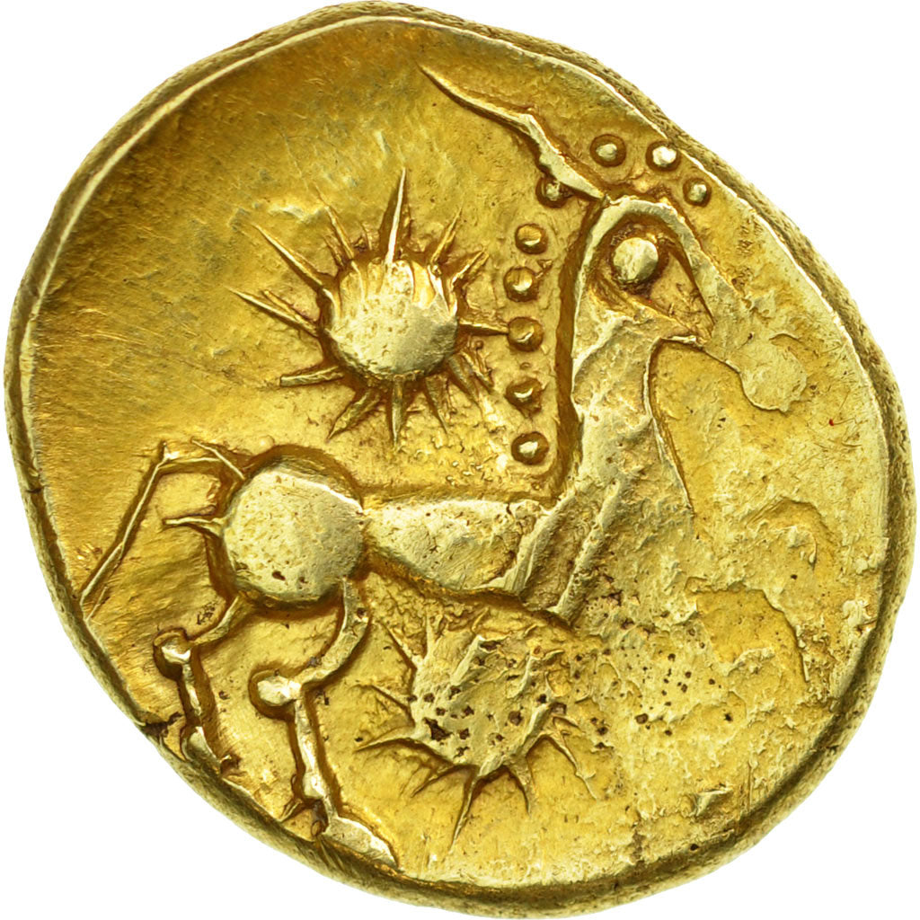 Coin, Bellovaci, Stater, EF(40-45), Gold, Delestrée:273