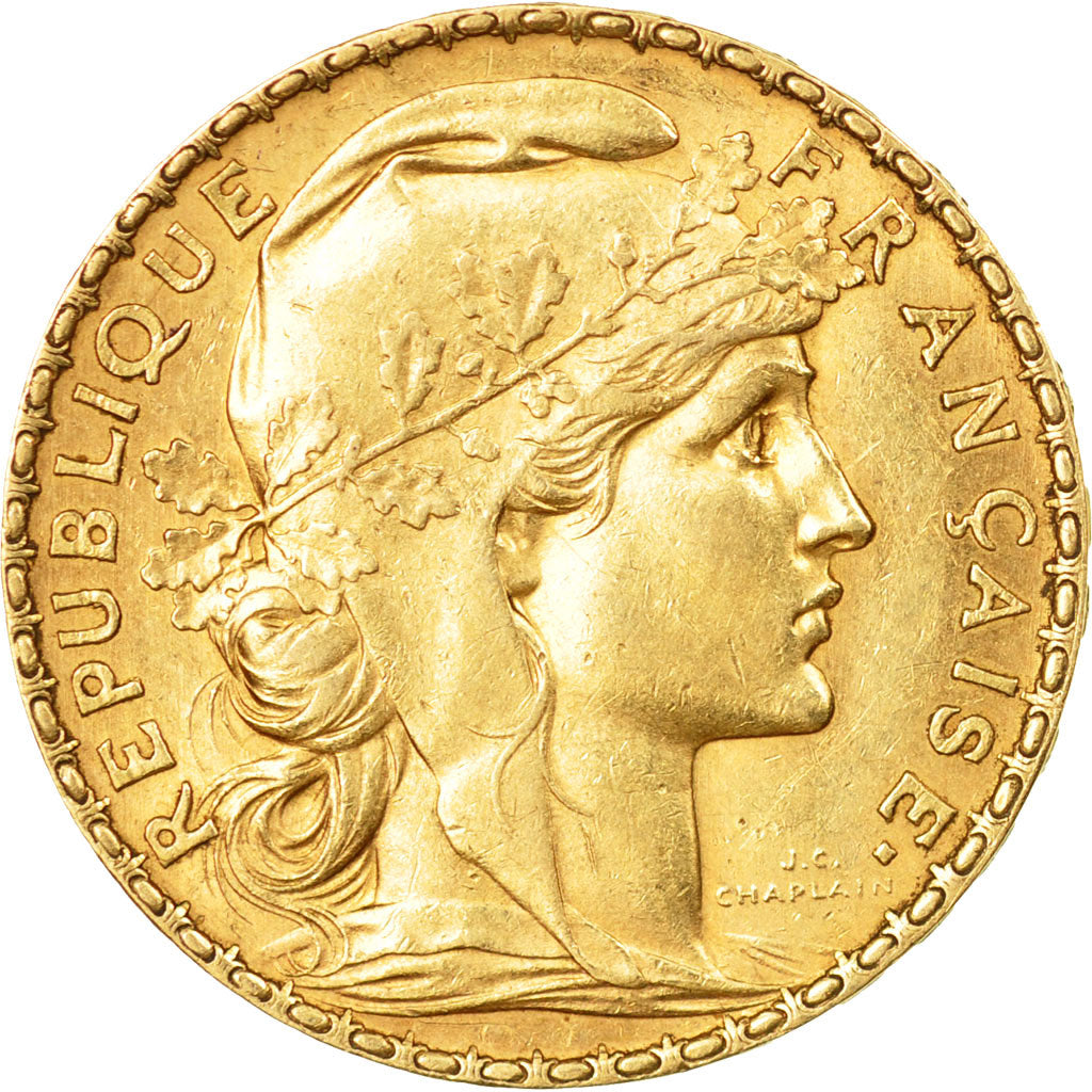 Monnaie, France, Marianne, 20 Francs, 1901, TTB+, Or, Gadoury:1064, KM:847
