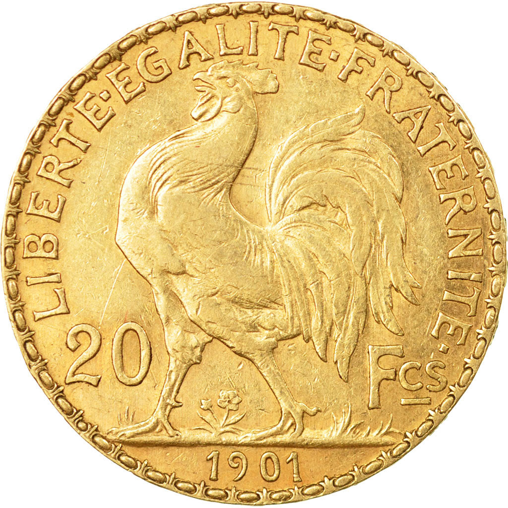 Monnaie, France, Marianne, 20 Francs, 1901, TTB+, Or, Gadoury:1064, KM:847