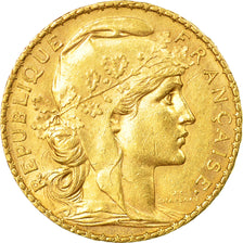 Munten, Frankrijk, Marianne, 20 Francs, 1900, ZF, Goud, KM:847, Gadoury:1064