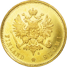 Coin, Finland, Nicholas II, 20 Markkaa, 1912, Helsinki, MS(63), Gold, KM:9.2