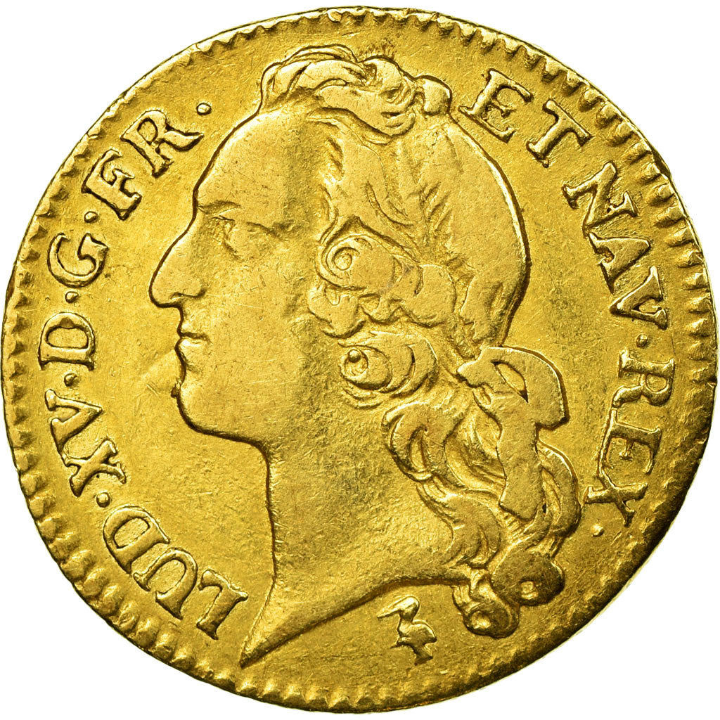 Coin, France, Louis XV, Louis d'or au bandeau, Louis d'Or, 1742, Lille