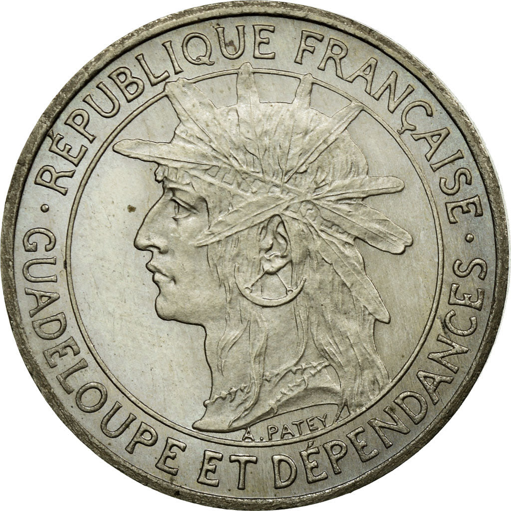 Monnaie, Guadeloupe, Franc, 1921, Essai (19--), SUP, Copper-nickel, Lecompte:52