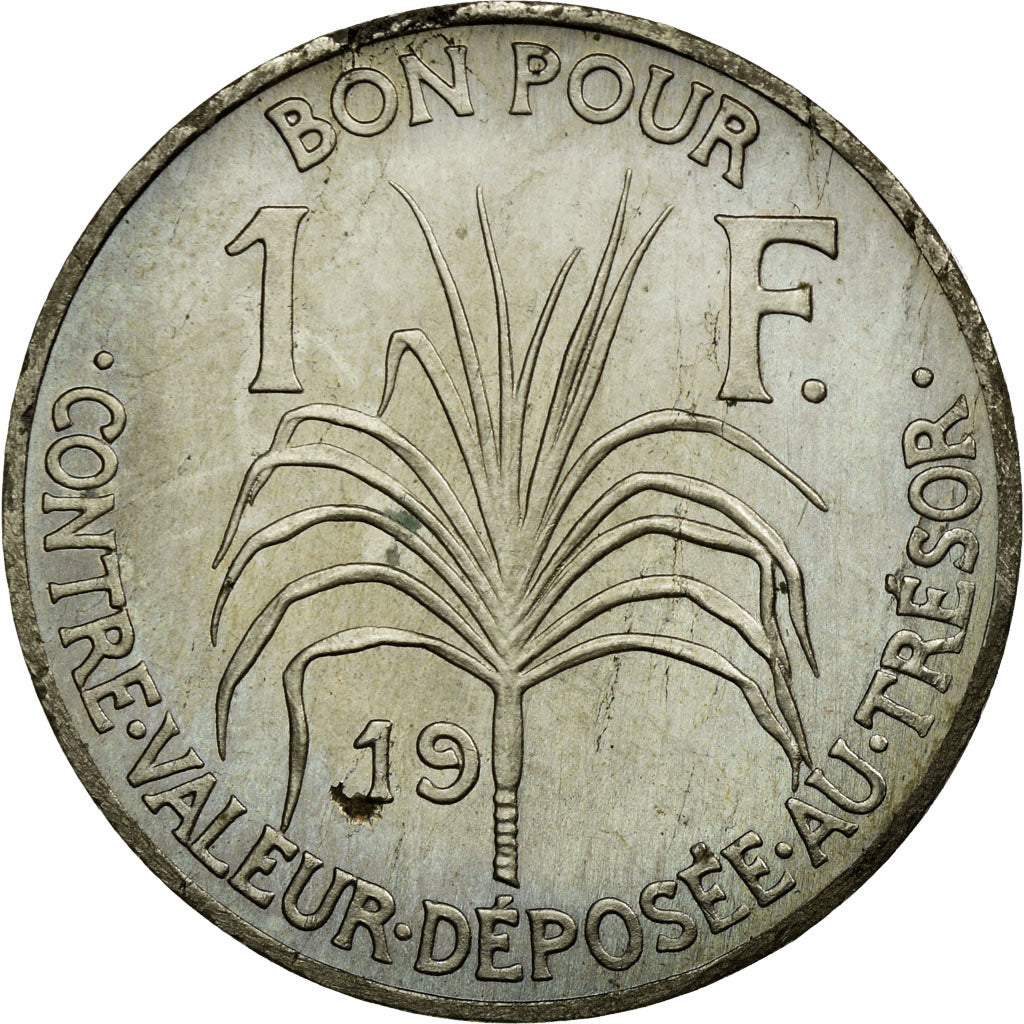Monnaie, Guadeloupe, Franc, 1921, Essai (19--), SUP, Copper-nickel, Lecompte:52