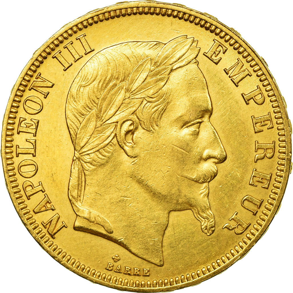 Monnaie, France, Napoleon III, 50 Francs, 1863, Strasbourg, TTB+, Or