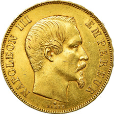 Coin, France, Napoleon III, Napoléon III, 50 Francs, 1858, Strasbourg