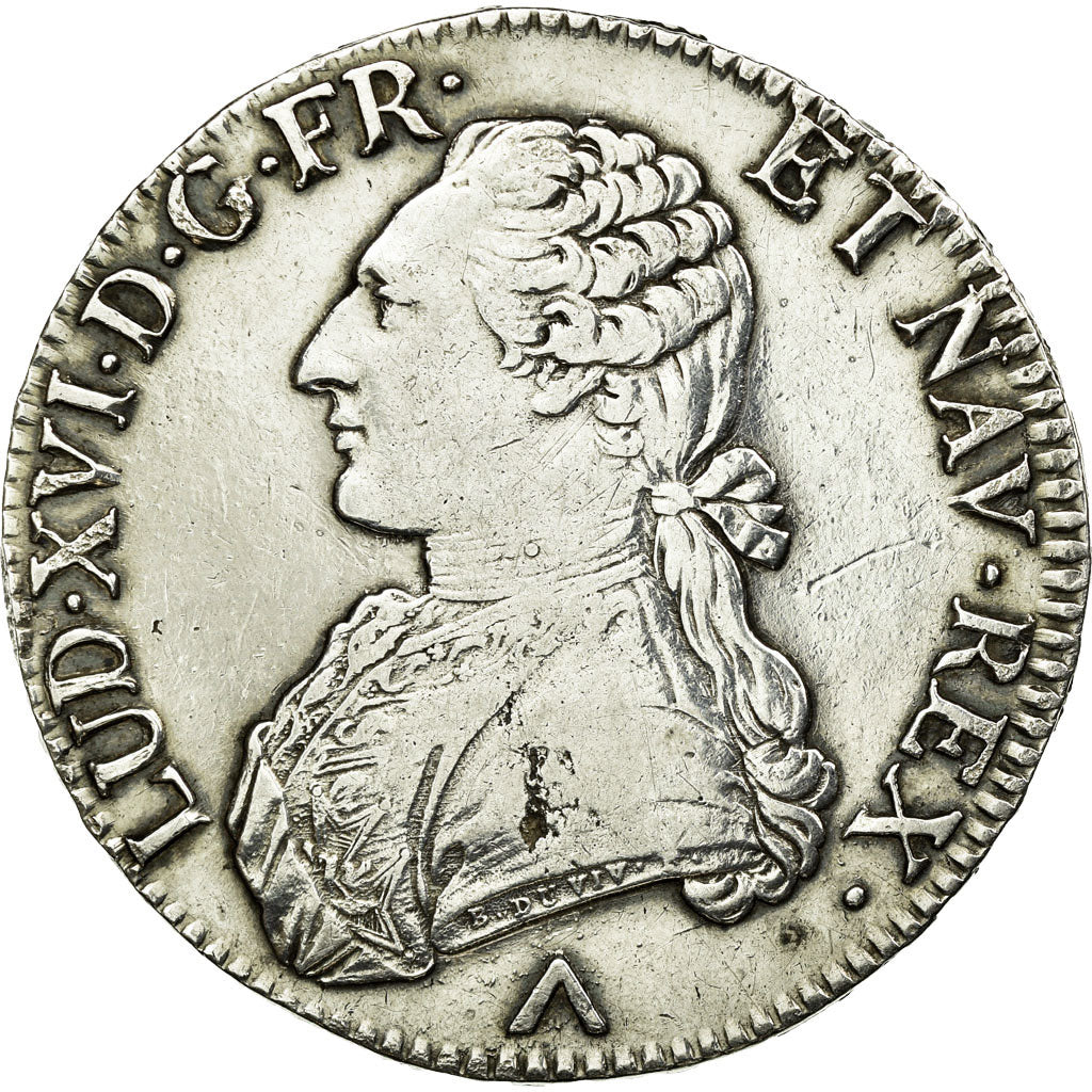 Munten, Frankrijk, Louis XVI, Écu aux branches d'olivier, Ecu, 1775, Lille, ZF