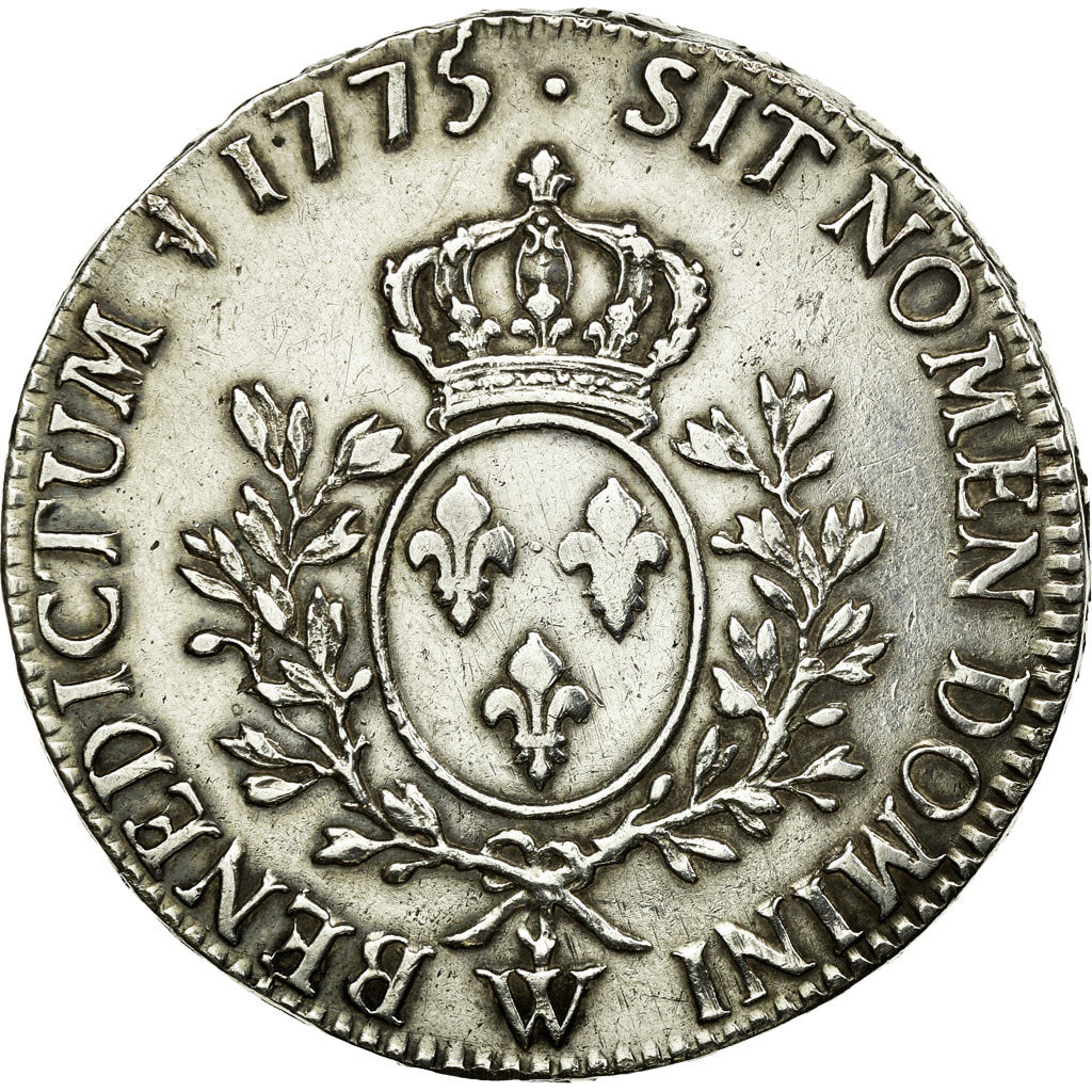 Munten, Frankrijk, Louis XVI, Écu aux branches d'olivier, Ecu, 1775, Lille, ZF