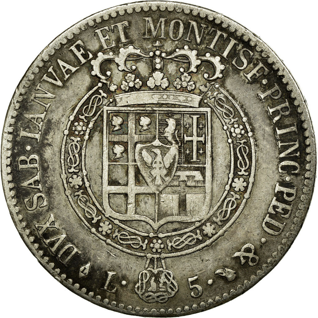 Coin, ITALIAN STATES, SARDINIA, Vittorio Emanuele I, 5 Lire, 1817, Torino