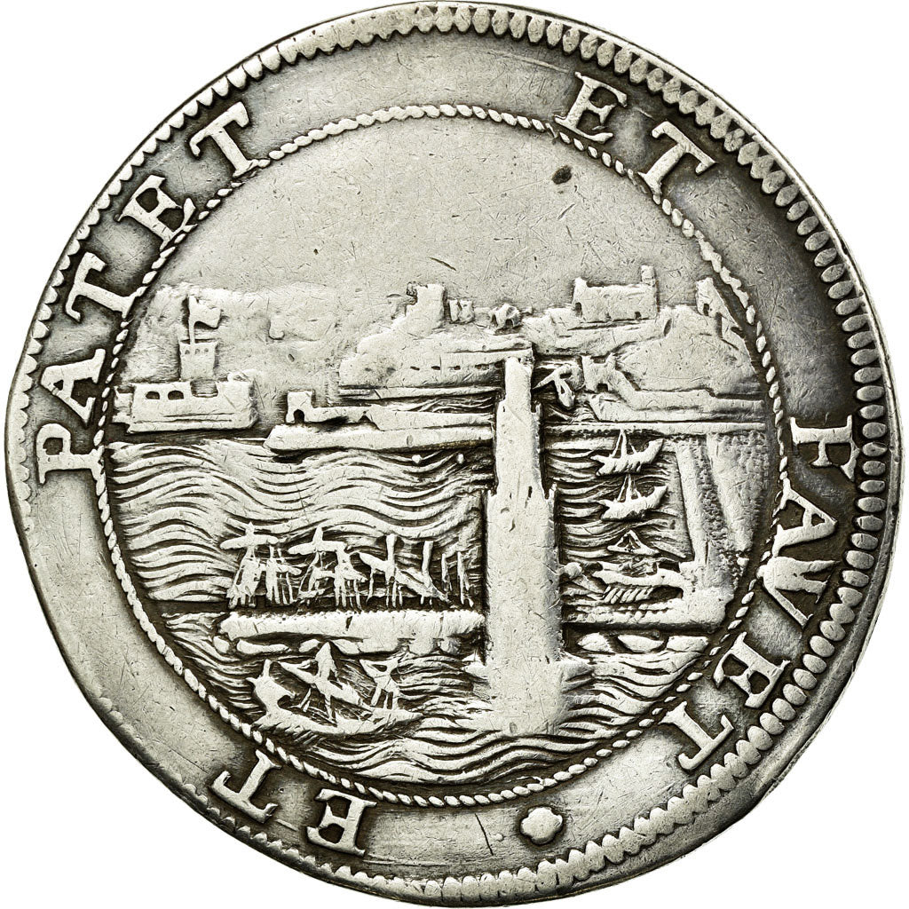 Coin, ITALIAN STATES, LIVORNO, Tollero, 1683, VF(30-35), Silver, KM:16.4