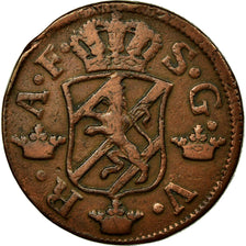 Coin, Sweden, Adolf Frederick, 2 Ore, S.M., 1763, EF(40-45), Copper, KM:461