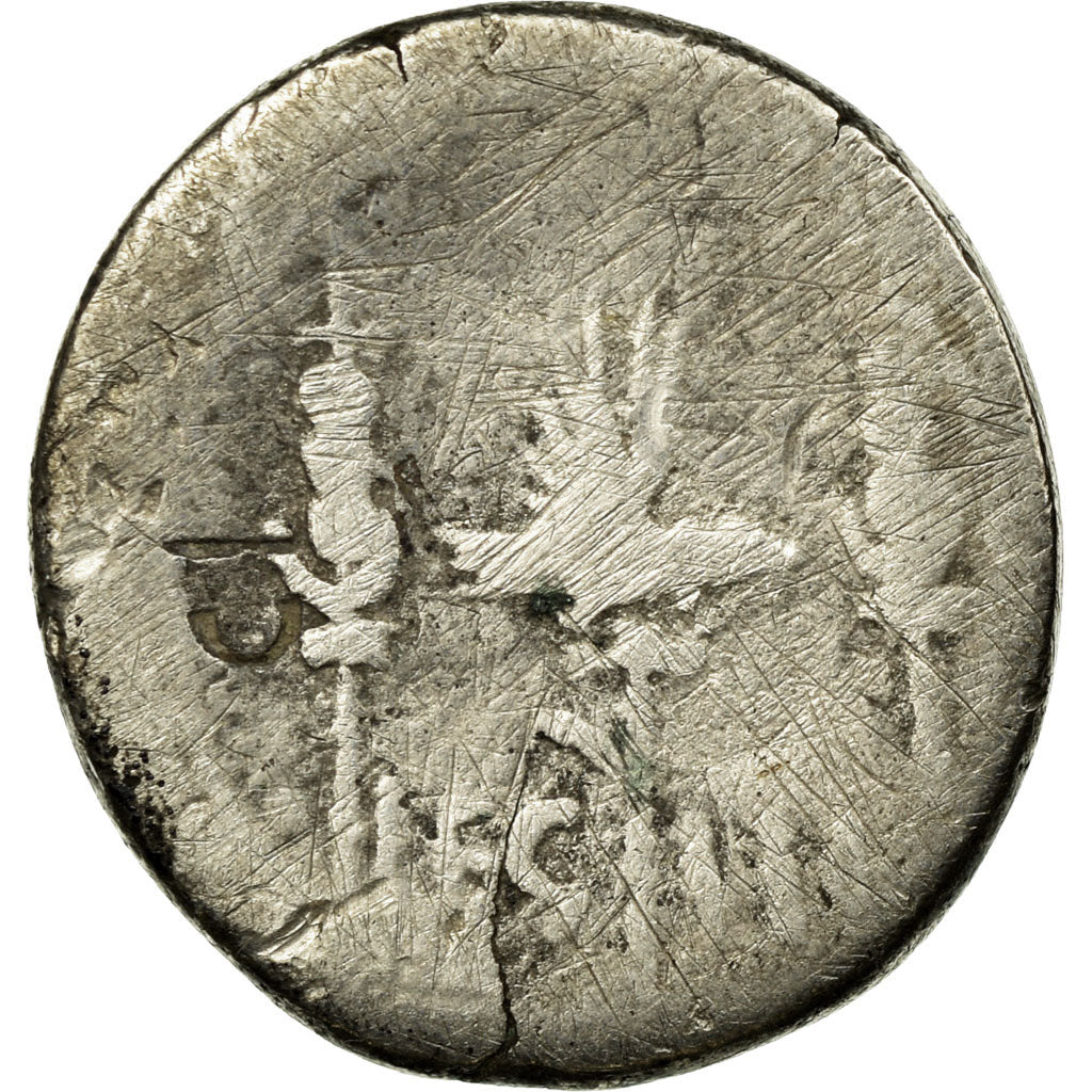 Coin, Marcus Antonius, Denarius, 32-31 BC, F(12-15), Silver, Crawford:544/25