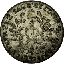 Coin, France, Lefevre Lesage, 5 Sols, 1792, EF(40-45), Silver, KM:Tn15