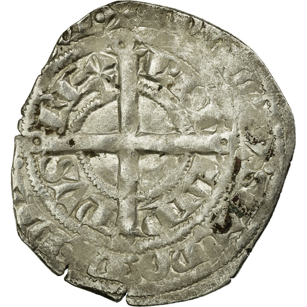 Coin, France, Philippe VI, Gros à la Couronne, VF(20-25), Silver, Duplessy:262
