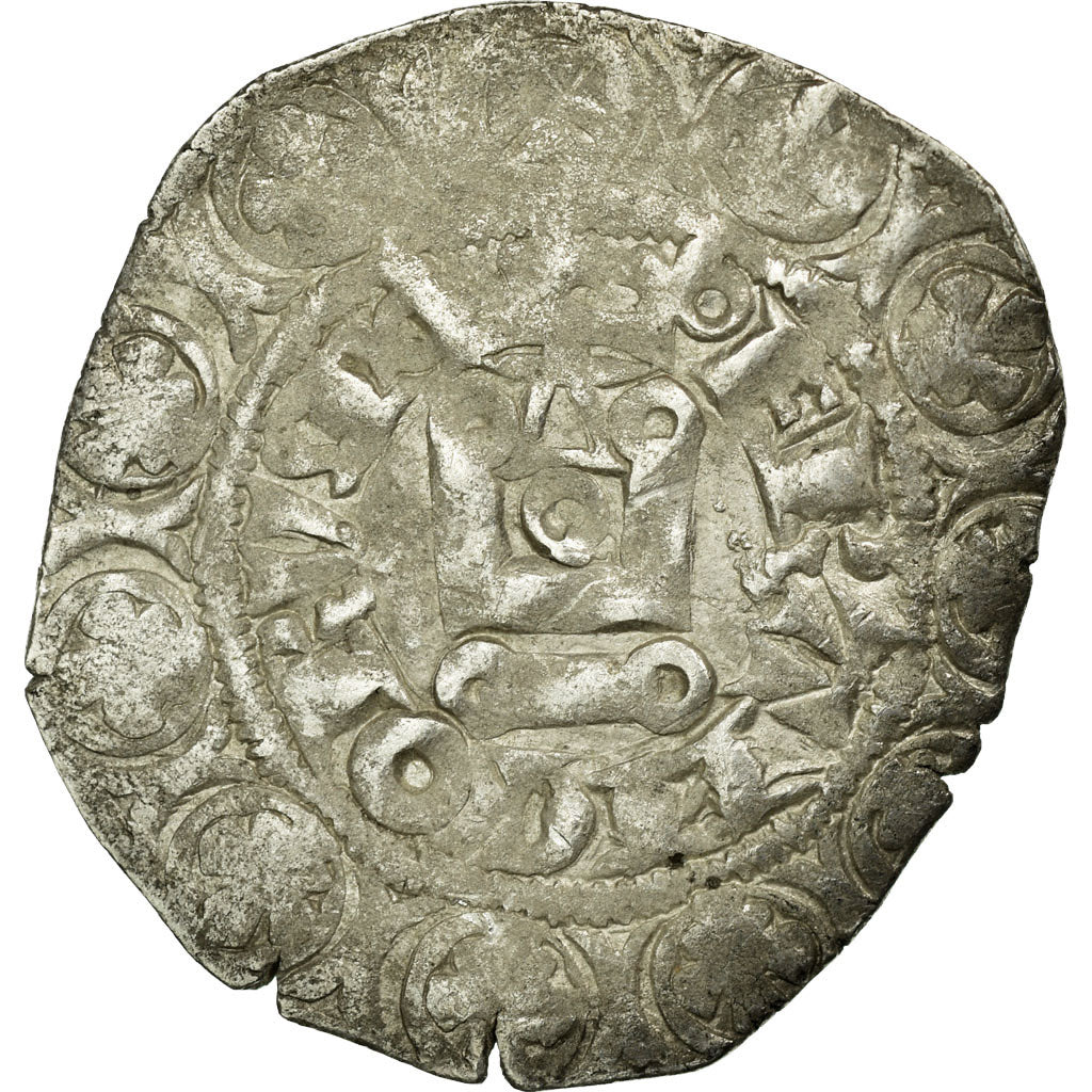 Coin, France, Philippe VI, Gros à la Couronne, VF(20-25), Silver, Duplessy:262