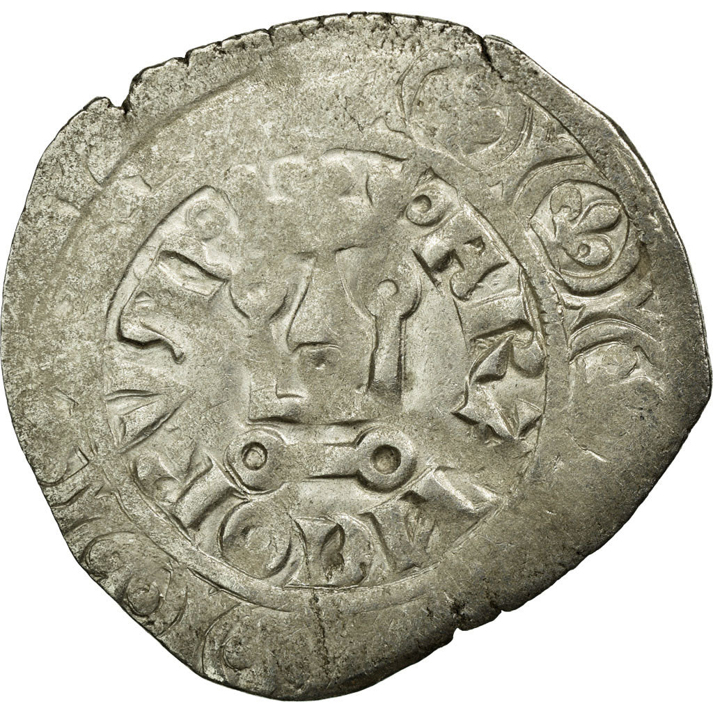 Coin, France, Philippe VI, Gros à la Couronne, VF(20-25), Silver, Duplessy:262