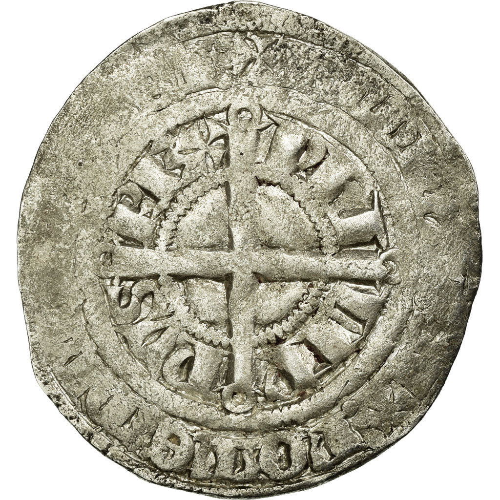 Coin, France, Philippe VI, Gros à la Couronne, VF(20-25), Silver, Duplessy:262