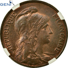 Coin, France, Dupuis, 5 Centimes, 1907, Paris, GENI, MS62BR, Bronze, KM:842