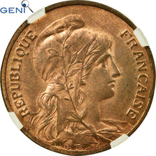 Monnaie, France, Dupuis, 5 Centimes, 1913, Paris, GENI, MS63RB, Bronze