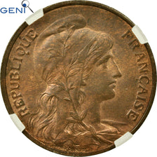 Coin, France, Dupuis, 5 Centimes, 1916, Paris, GENI, MS63RB, Bronze, KM:842