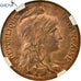 Moneta, Francia, Dupuis, 5 Centimes, 1916, Paris, GENI, MS63RB, Bronzo, KM:842