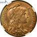 Monnaie, France, Dupuis, 10 Centimes, 1898, Paris, GENI, MS64RB, Bronze
