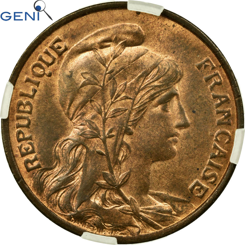 Moneta, Francia, Dupuis, 10 Centimes, 1899, Paris, GENI, MS64RB, Bronzo, KM:843