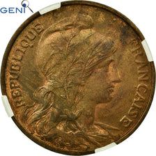 Coin, France, Dupuis, 10 Centimes, 1902, Paris, GENI, MS62BR, Bronze, KM:843