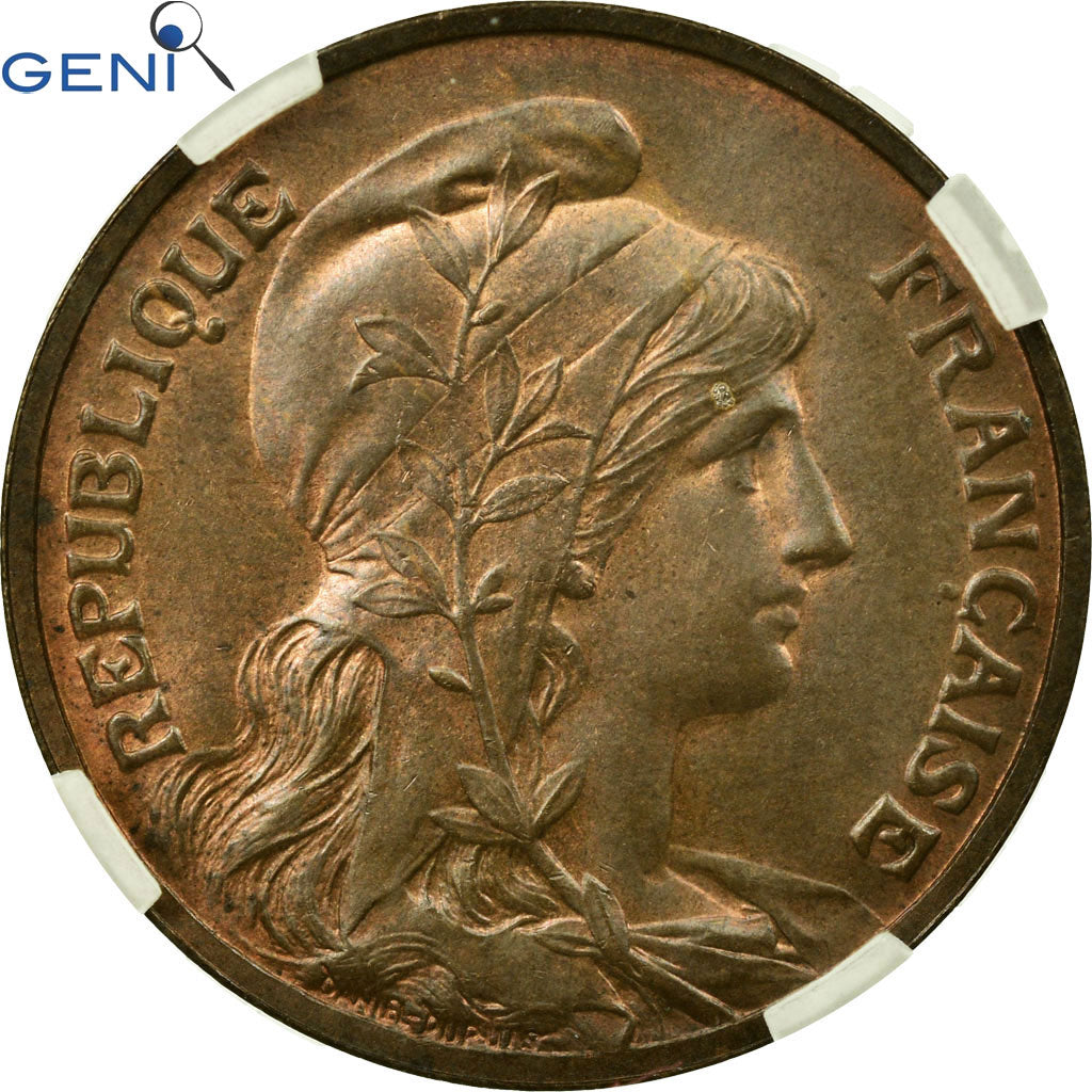 Coin, France, Dupuis, 10 Centimes, 1903, Paris, GENI, MS64BR, Bronze, KM:843