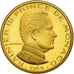 Coin, Monaco, Rainier III, 1/2 Franc, 1965, Paris, ESSAI, MS(63), Gold, KM:E54