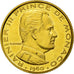 Coin, Monaco, Rainier III, Franc, 1960, Paris, ESSAI, MS(63), Gold, KM:E40