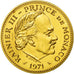 Coin, Monaco, Rainier III, 5 Francs, 1971, Paris, ESSAI, MS(63), Gold, KM:E60