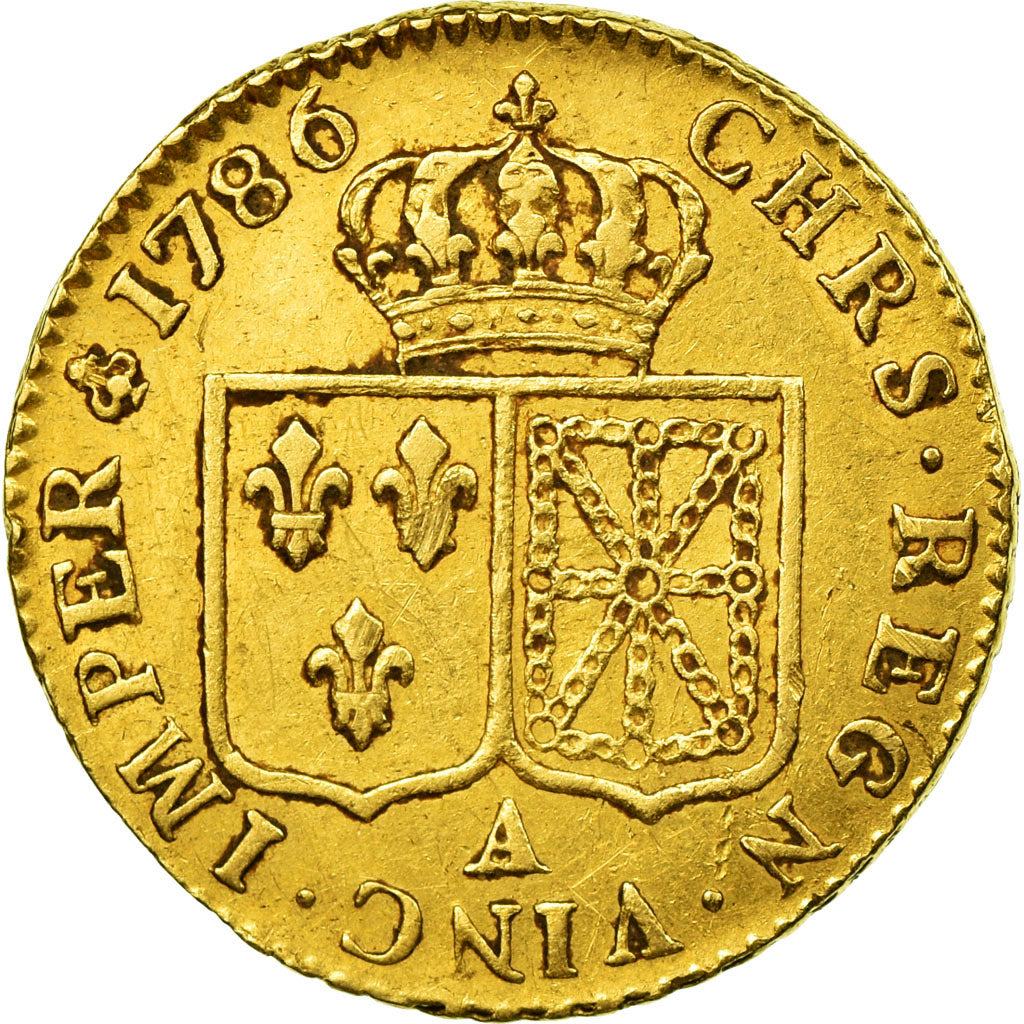Coin, France, Louis XVI, Louis d'or à la tête nue, Louis d'Or, 1786, Paris