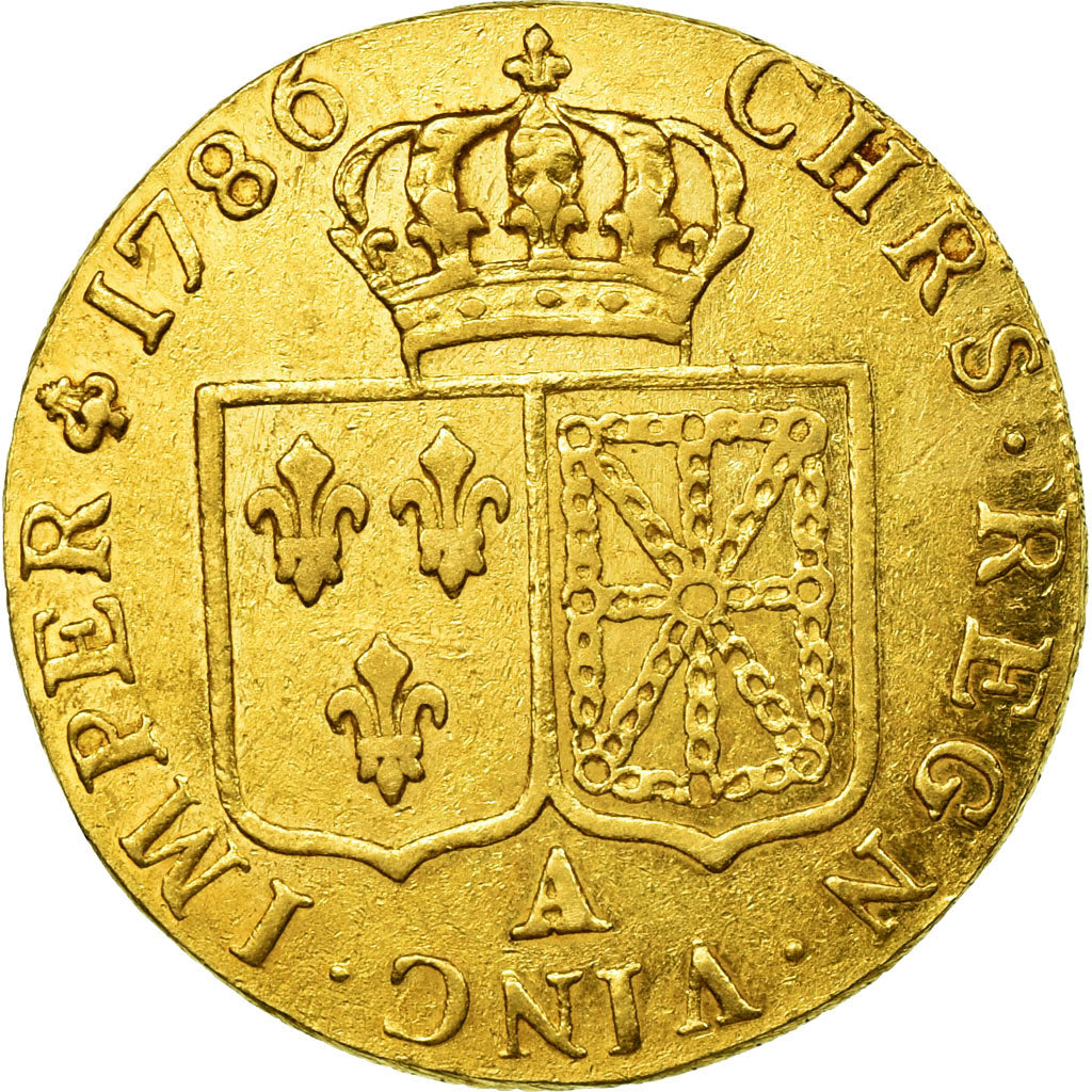 Coin, France, Louis XVI, Louis d'or à la tête nue, Louis d'Or, 1786, Paris