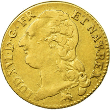 Münze, Frankreich, Louis XVI, Louis d'or à la tête nue, Louis d'Or, 1786