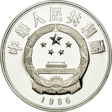Coin, CHINA, PEOPLE'S REPUBLIC, 5 Yüan, 1986, MS(65-70), Silver, KM:141