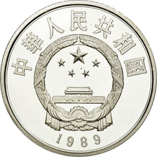 Coin, CHINA, PEOPLE'S REPUBLIC, 5 Yüan, 1989, MS(65-70), Silver, KM:248