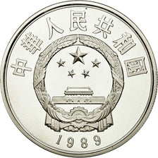 Coin, CHINA, PEOPLE'S REPUBLIC, 5 Yüan, 1989, MS(65-70), Silver, KM:249