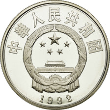 Coin, CHINA, PEOPLE'S REPUBLIC, 5 Yüan, 1992, MS(65-70), Silver, KM:446