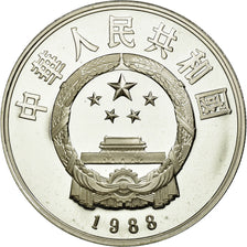 Coin, CHINA, PEOPLE'S REPUBLIC, 5 Yüan, 1988, MS(65-70), Silver, KM:209