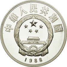Coin, CHINA, PEOPLE'S REPUBLIC, 5 Yüan, 1988, MS(65-70), Silver, KM:207