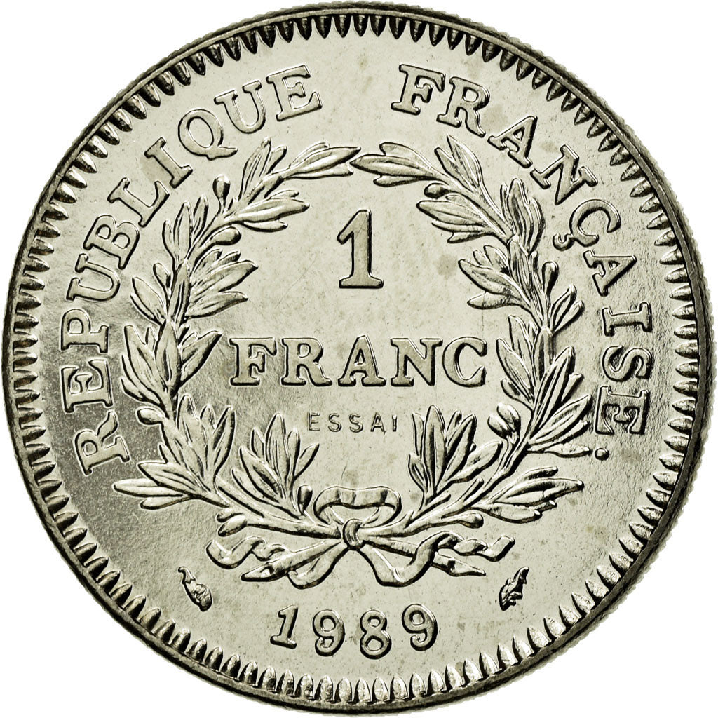 Monnaie, France, États généraux, Franc, 1989, Paris, ESSAI, SPL, Nickel