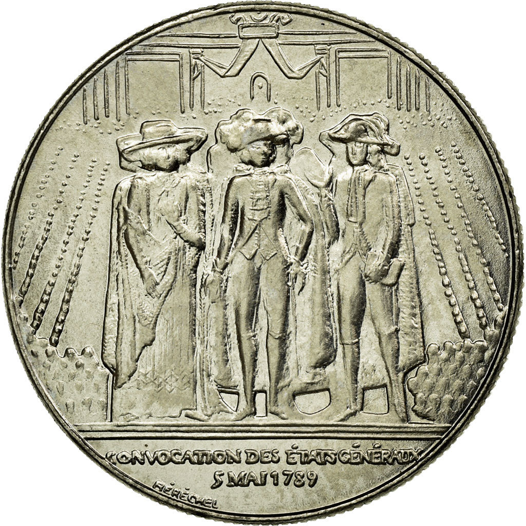 Coin, France, États généraux, Franc, 1989, Paris, ESSAI, MS(63), Nickel