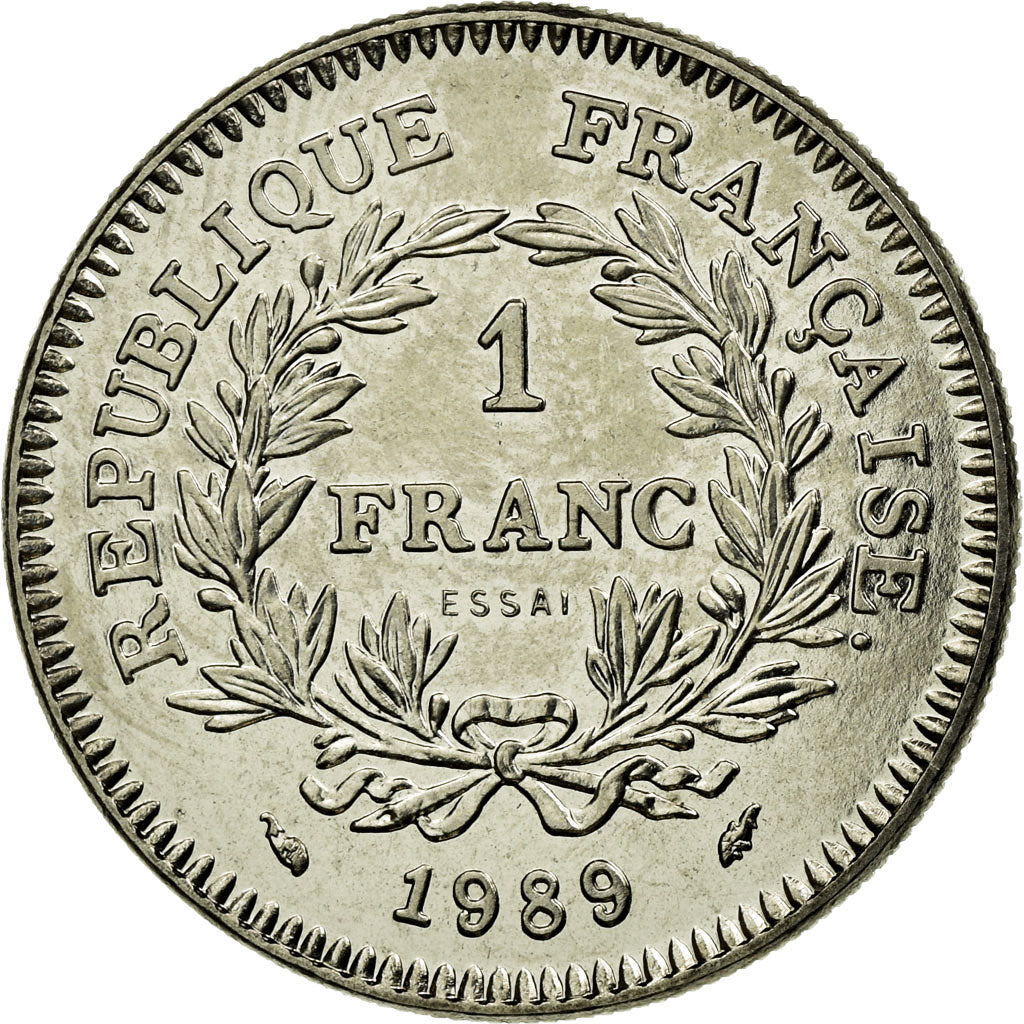 Coin, France, États généraux, Franc, 1989, Paris, ESSAI, MS(63), Nickel