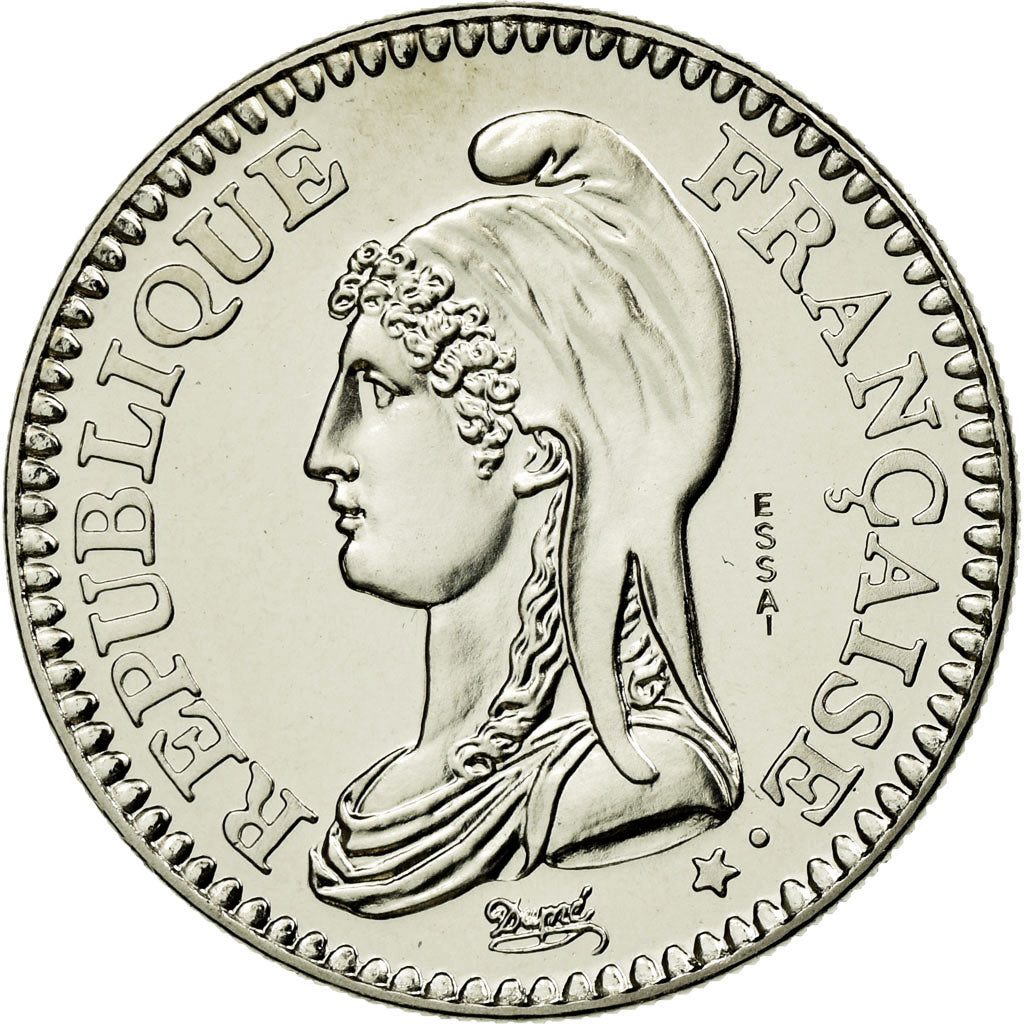 Monnaie, France, République, Franc, 1992, Paris, ESSAI, SPL, Nickel