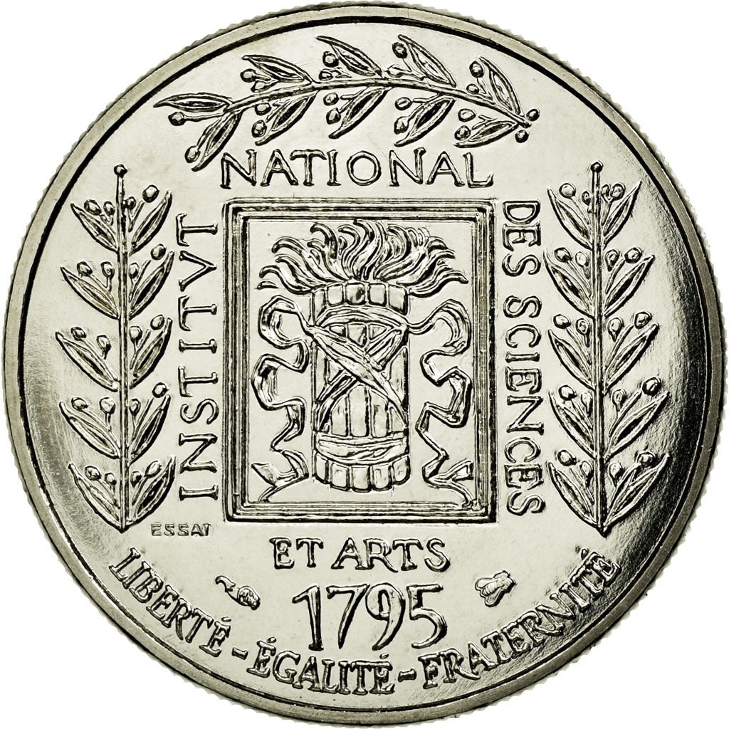 Coin, France, Institut, Franc, 1995, Paris, ESSAI, MS(63), Nickel, KM:1133