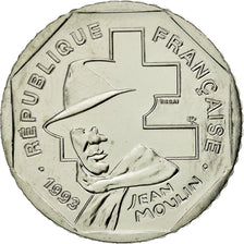 Coin, France, Jean Moulin, 2 Francs, 1993, Paris, ESSAI, MS(63), Nickel