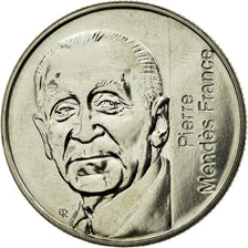Moneta, Francia, Mendès France, 5 Francs, 1992, Paris, ESSAI, SPL, Nichel