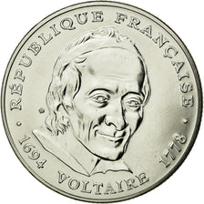 Monnaie, France, Voltaire, 5 Francs, 1994, Paris, ESSAI, SPL, Nickel